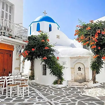 Naxos Center Superior Quadruple Balcony Villa Naxos City